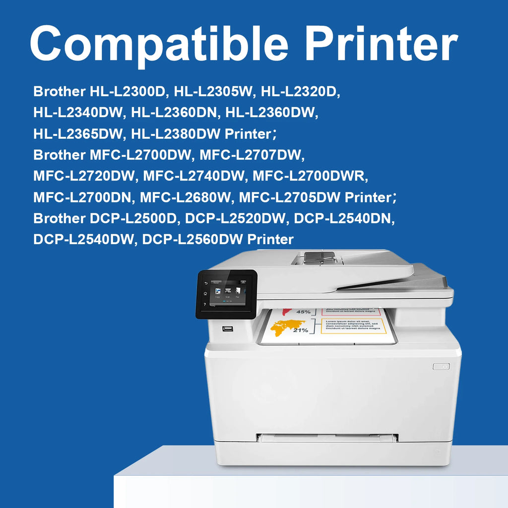 TN660 Toner Cartridges Replacement for Brother TN660 TN-660 TN630 TN-630 for MFC-L2700DW MFC-L2740DW HL-L2320D HL-L2340DW HL-L2380DW DCP-L2540DW Printer (2-Black)